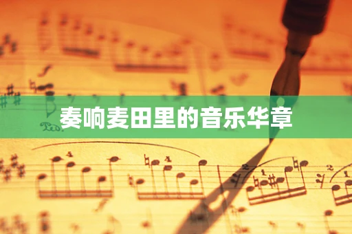 奏响麦田里的音乐华章
