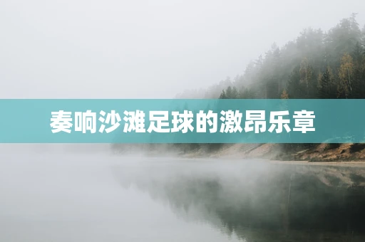 奏响沙滩足球的激昂乐章