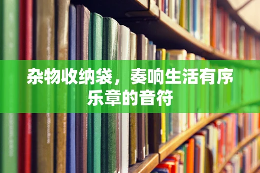 杂物收纳袋，奏响生活有序乐章的音符