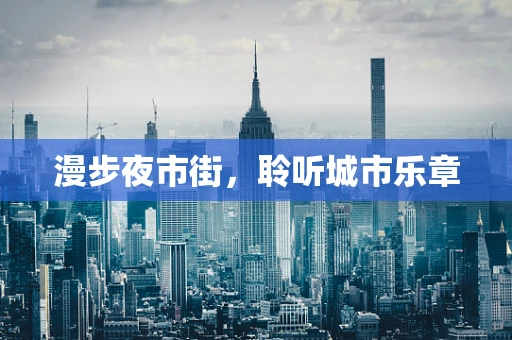 漫步夜市街，聆听城市乐章