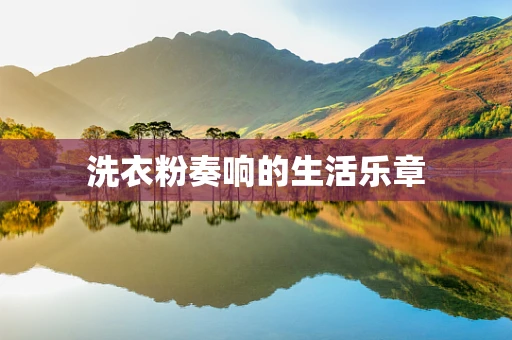 洗衣粉奏响的生活乐章