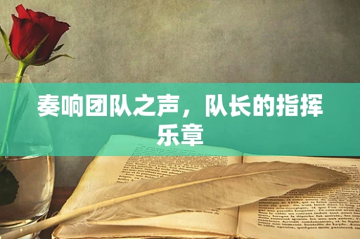 奏响团队之声，队长的指挥乐章
