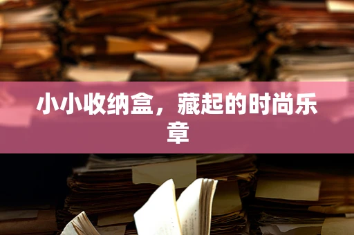 小小收纳盒，藏起的时尚乐章