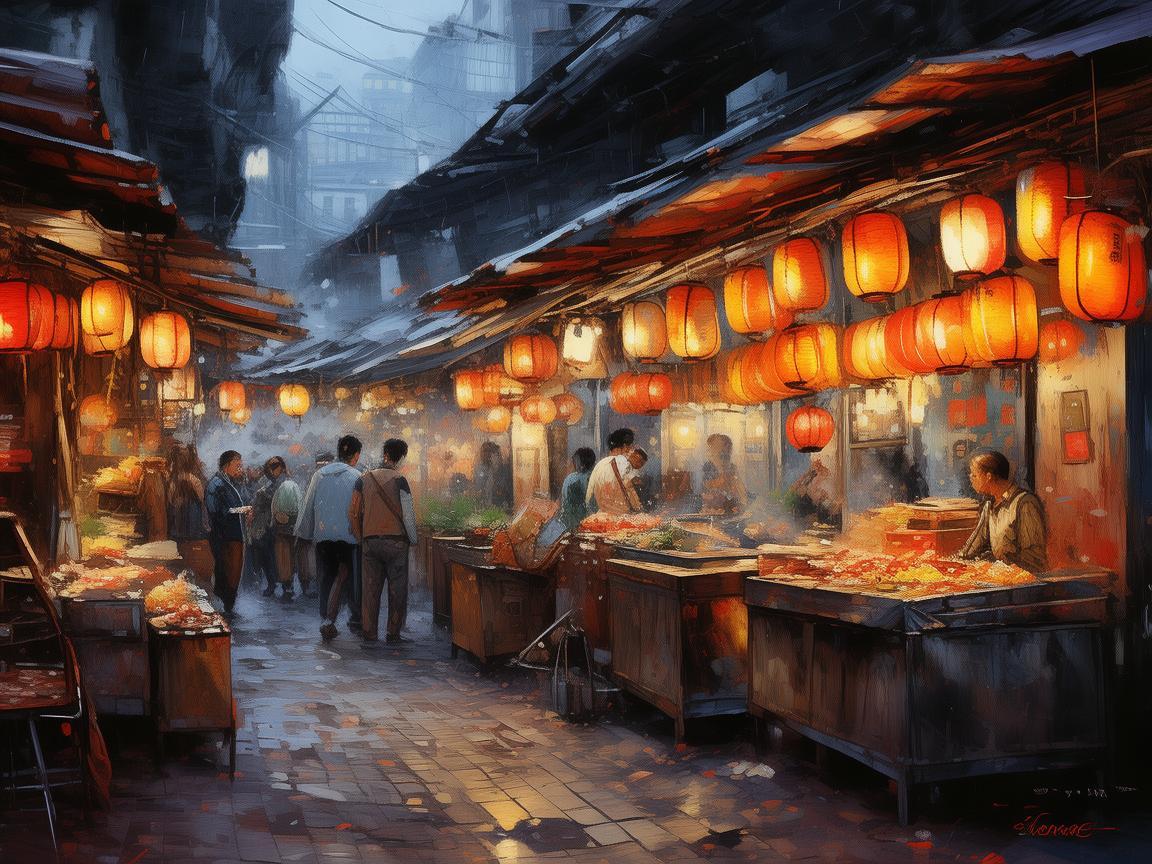 夜市摊，奏响生活的市井乐章