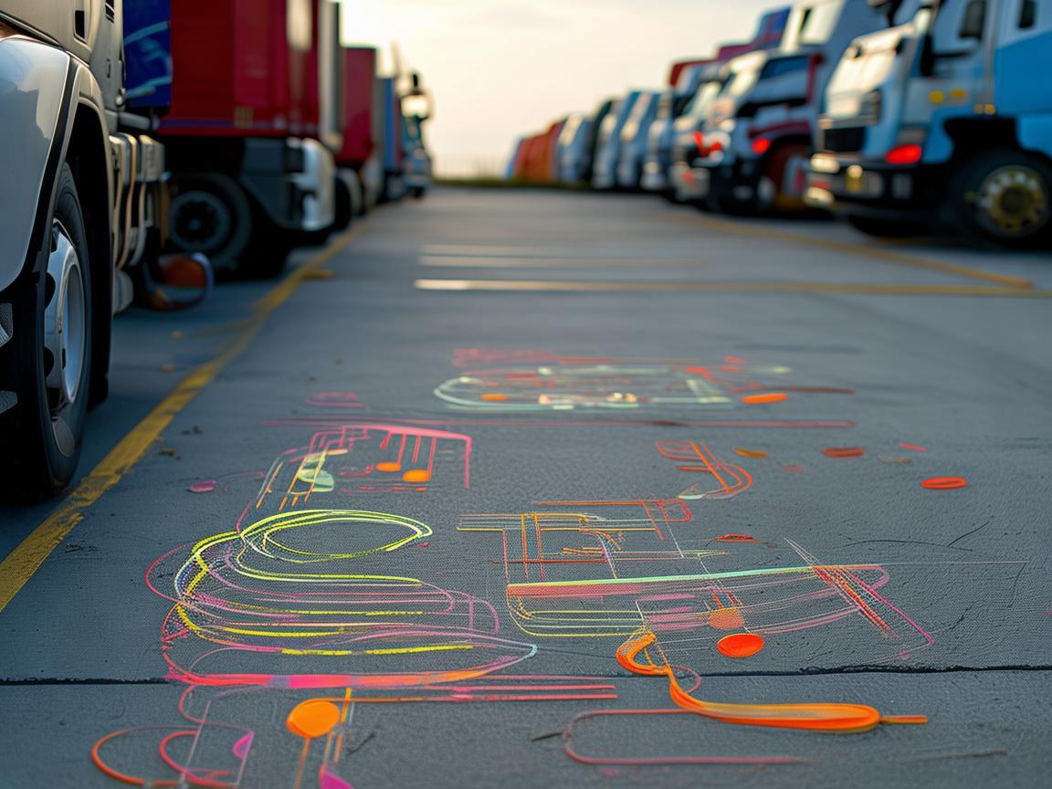 货车停车场，奏响生活的节奏之章