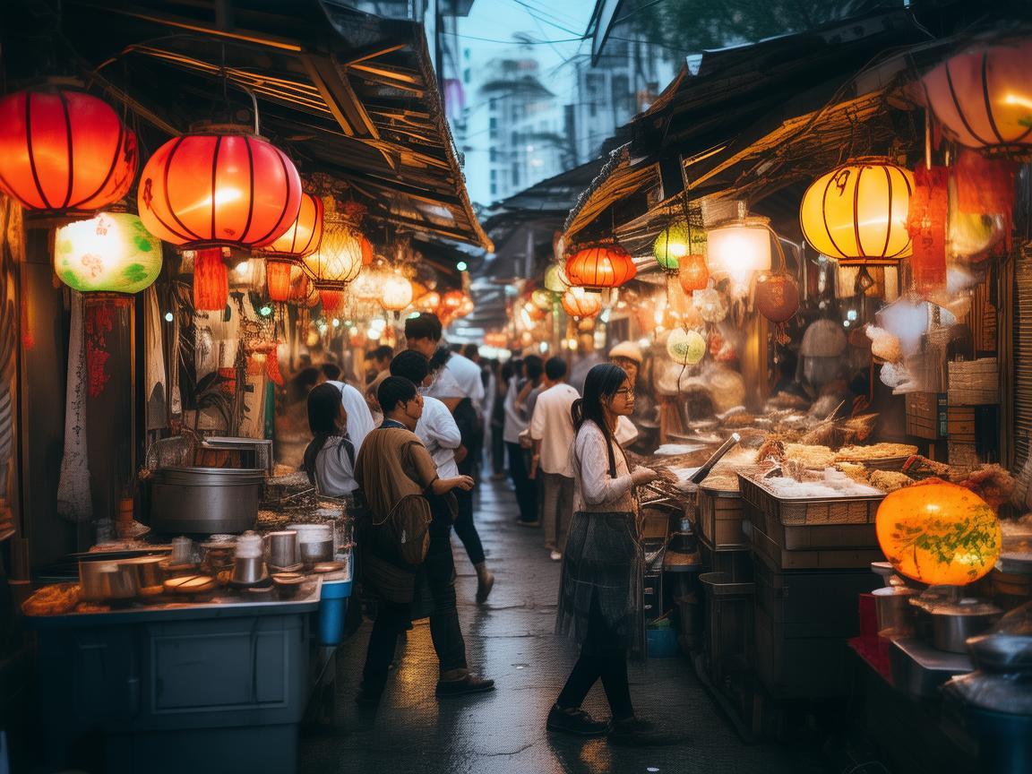 夜市摊位，奏响城市烟火中的独特乐章