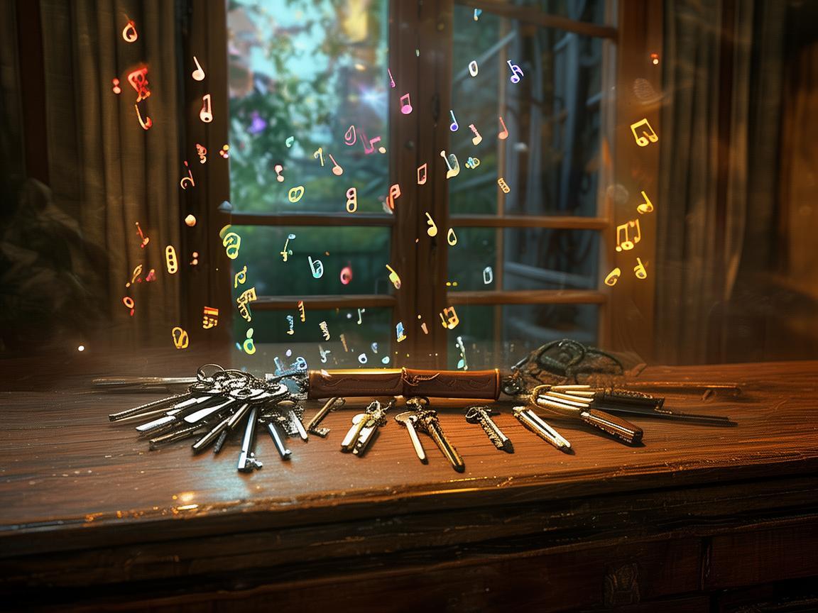 音乐与钥匙包，交织的艺术乐章