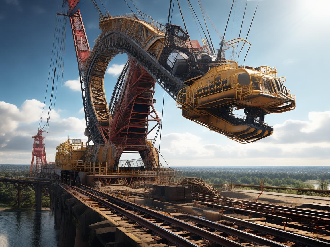 铁路架桥机，奏响钢铁巨龙的搭建乐章