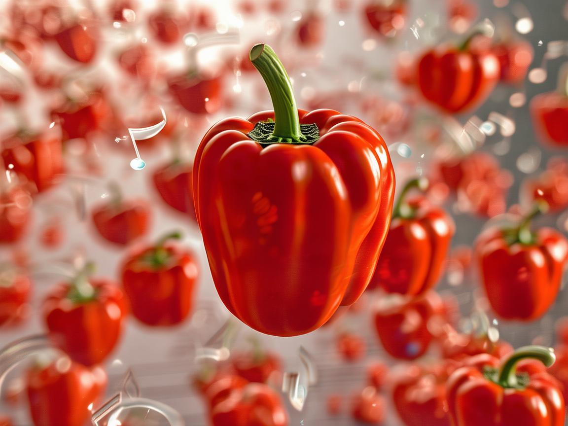 灵动音符里的柿子椒乐章