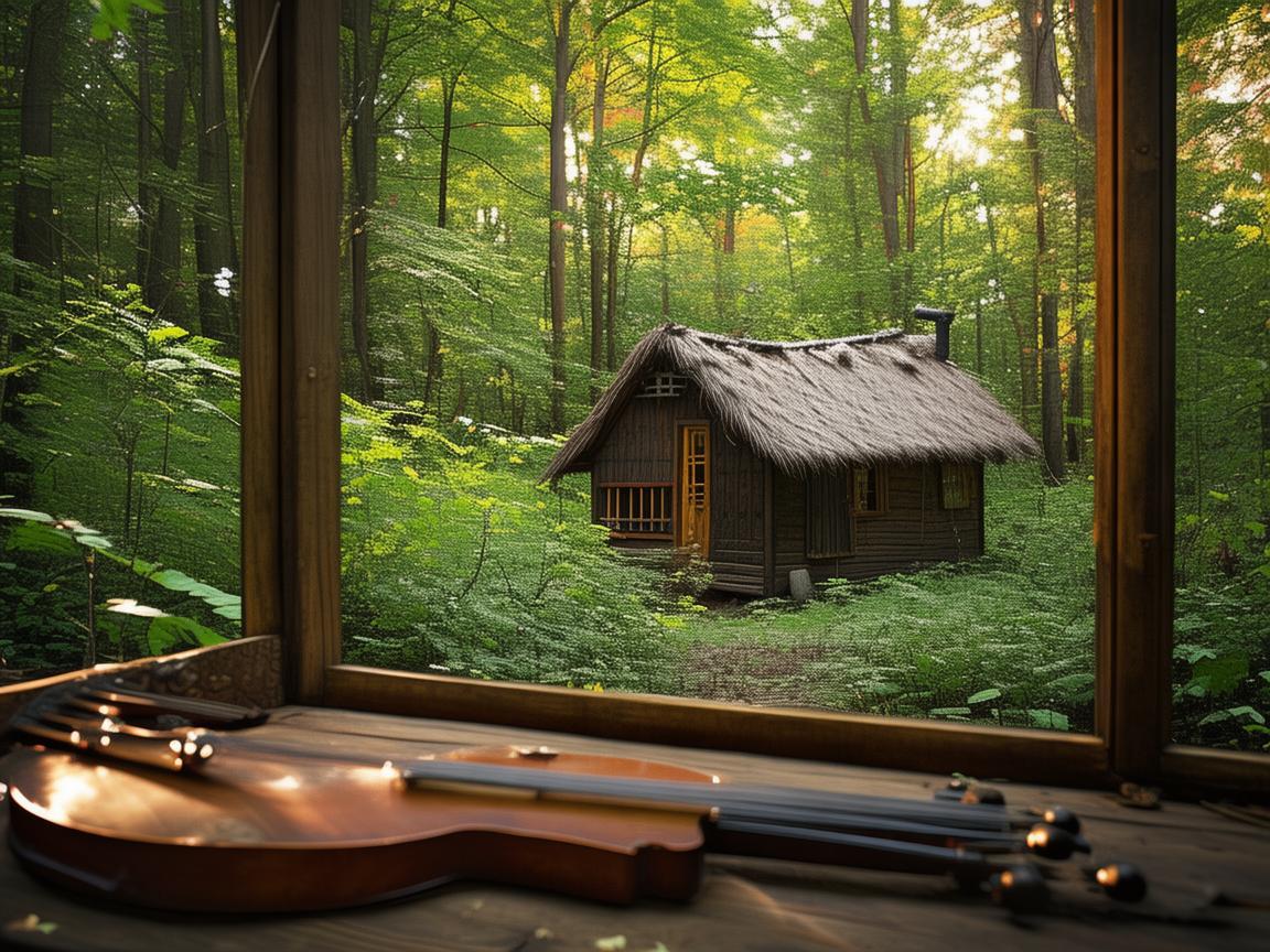 森林木屋的旋律，如何用音乐描绘自然与居所的和谐？