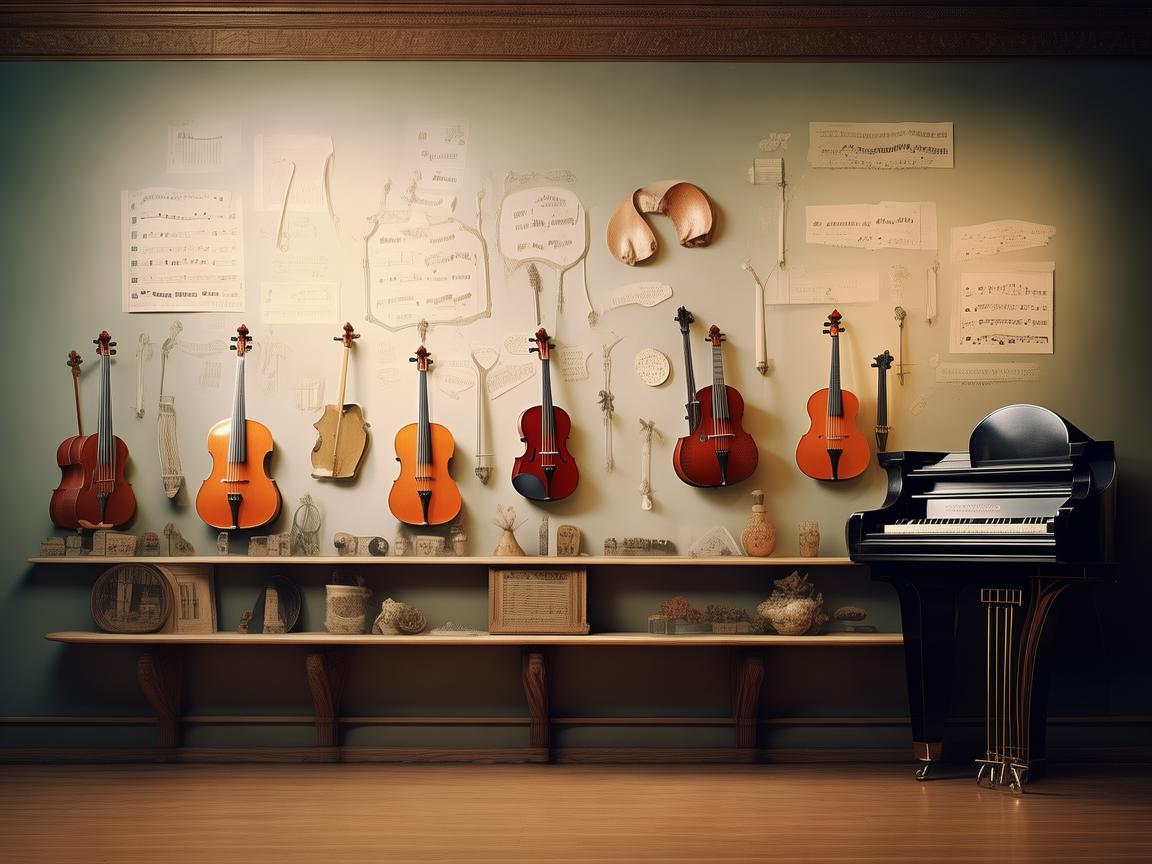 墙面置物架，作曲家灵感的隐形乐章？