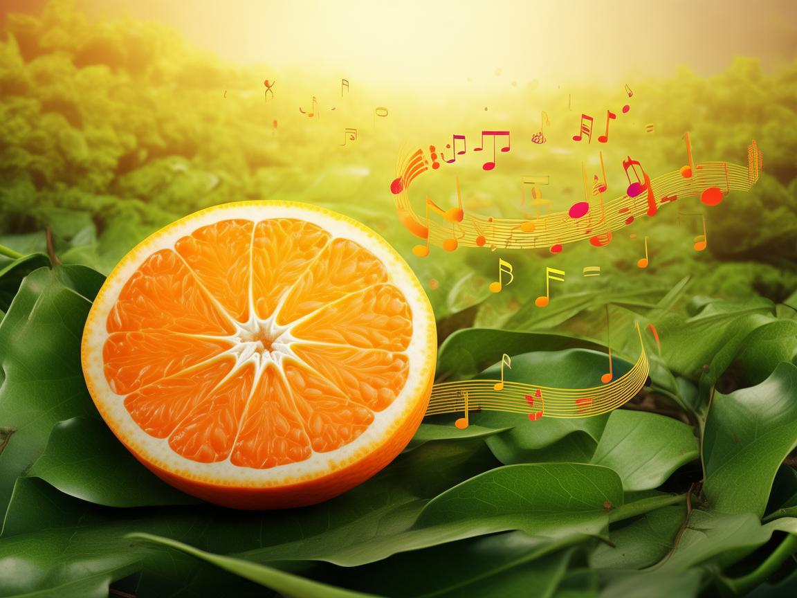 橙子的旋律，如何将自然之味融入音乐创作中？