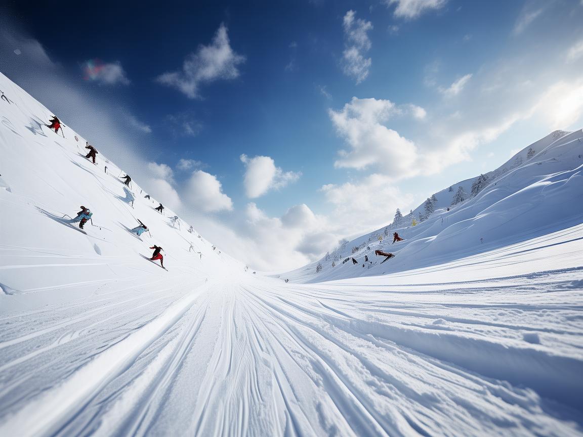 如何在滑雪场雪道上创作出动感十足的旋律？