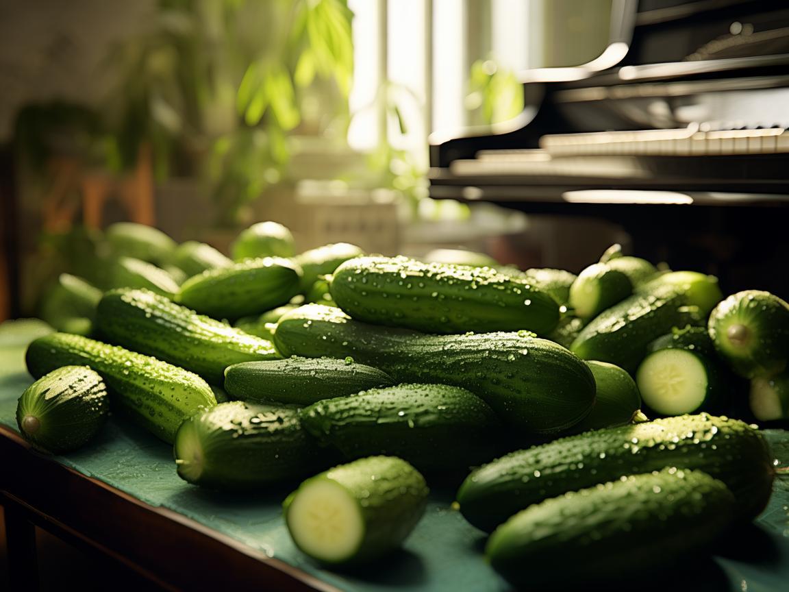 黄瓜的旋律，音乐创作中的清新灵感