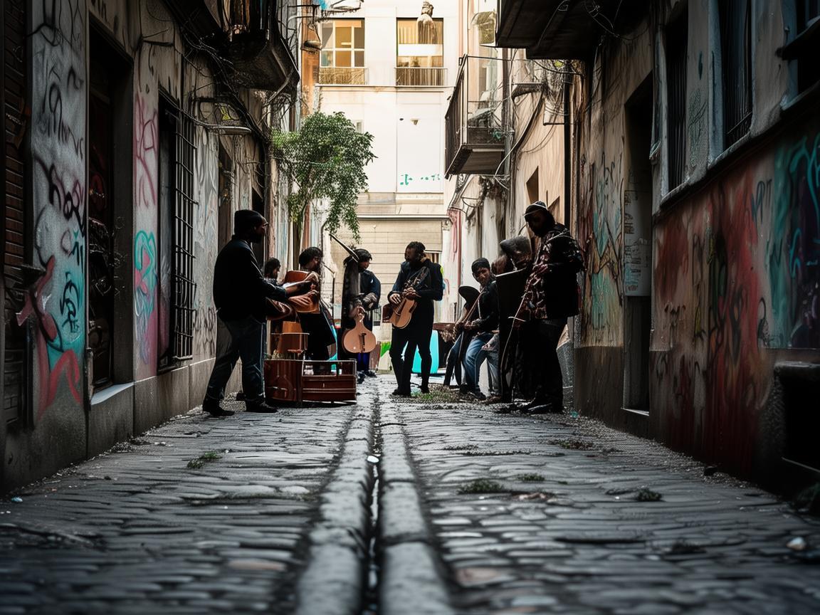 巷子里的旋律，如何通过音乐描绘城市微尘的呼吸？