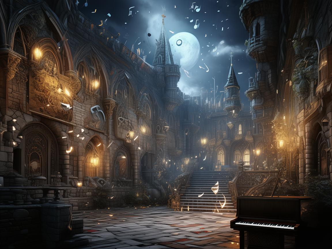 城堡中的旋律，如何通过音乐构建一个梦幻的防御工事？