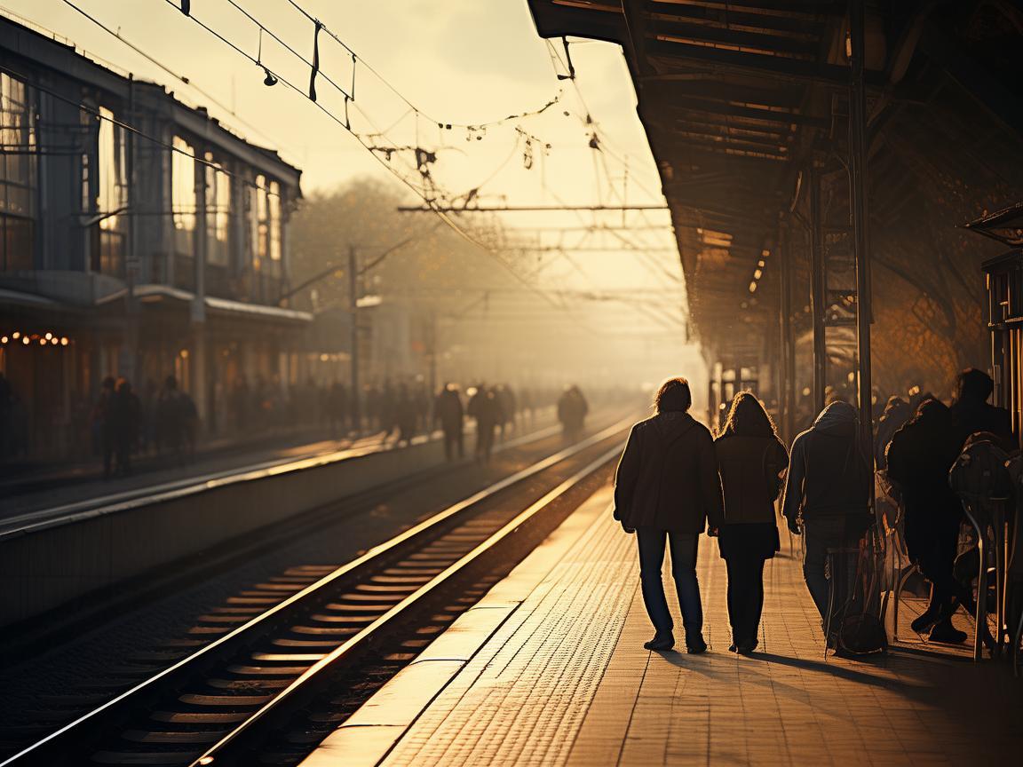 在火车站站台上，旋律如何编织成离别的诗篇？