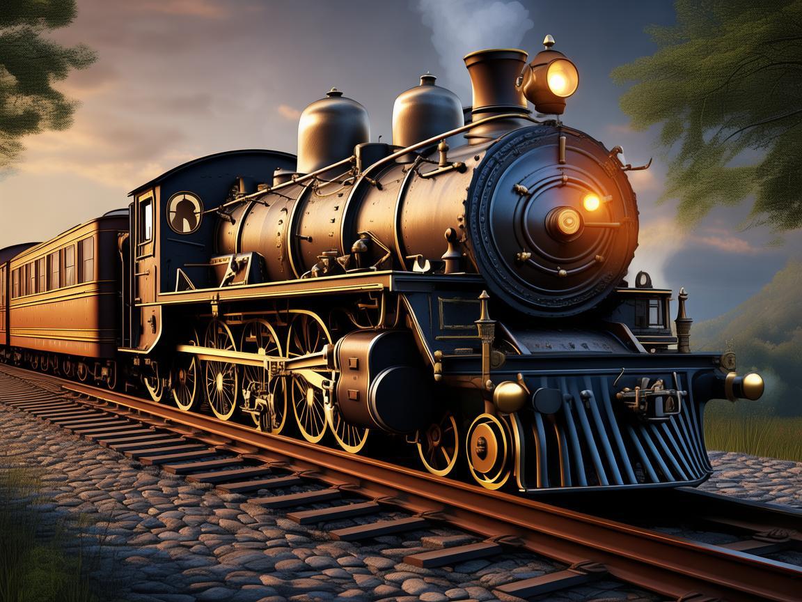 奏响复古式火车的旋律乐章