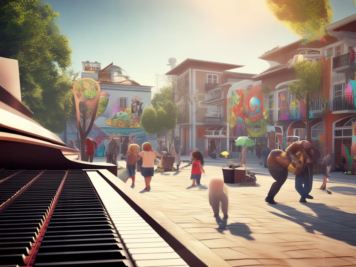 在休闲广场的旋律中，如何平衡艺术与日常？