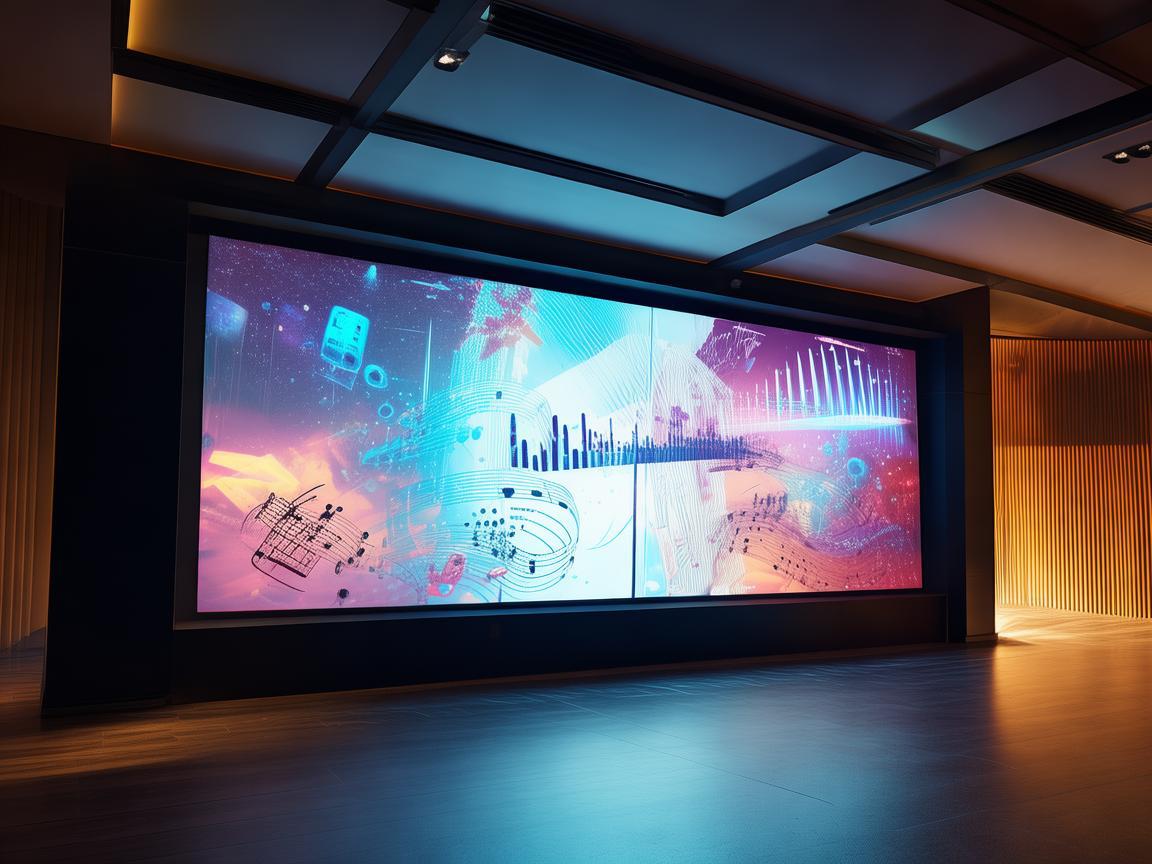 会议室投影幕，如何打造高效音乐创作分享的视觉盛宴？