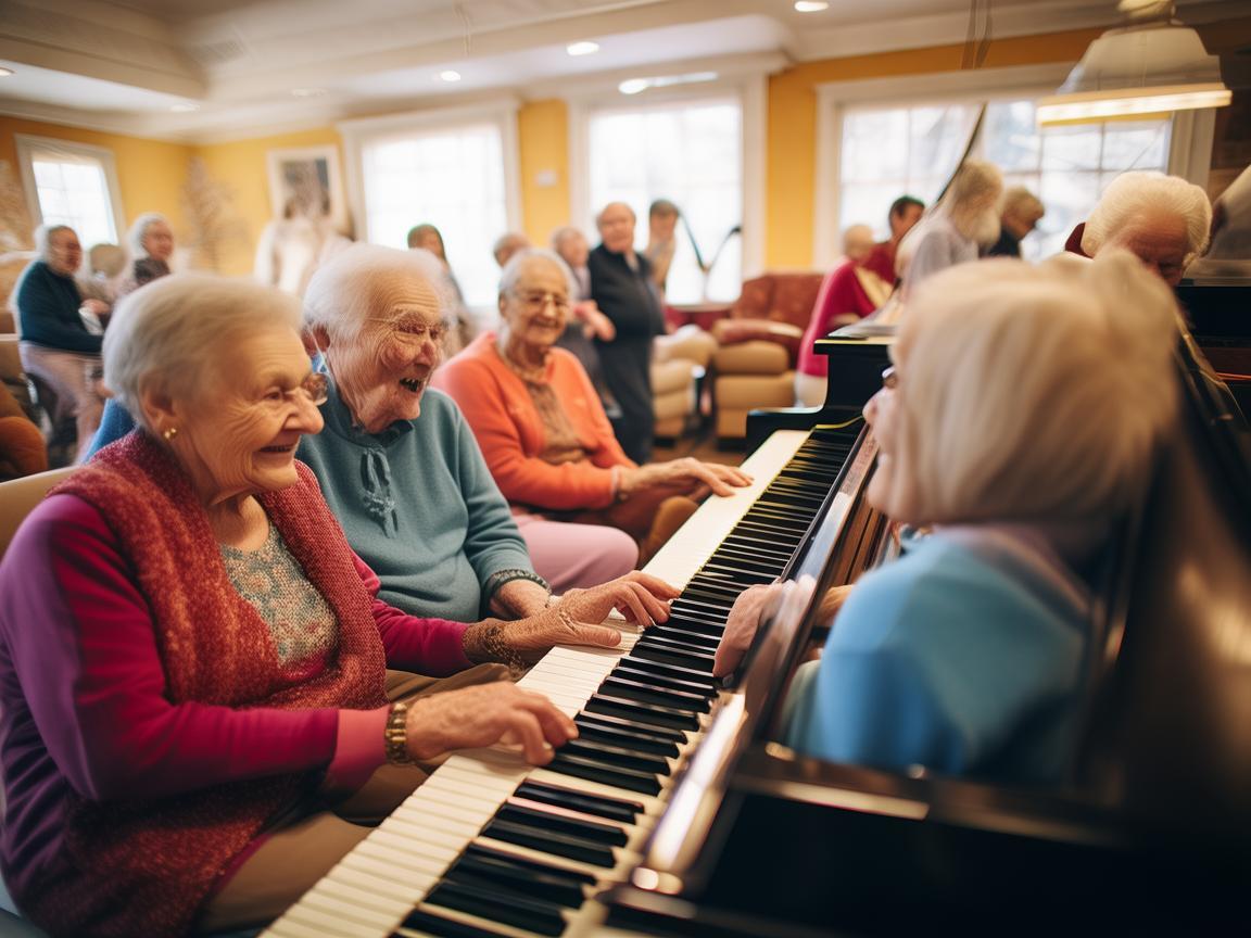 养老院活动室，如何通过音乐激发长者的生活热情？