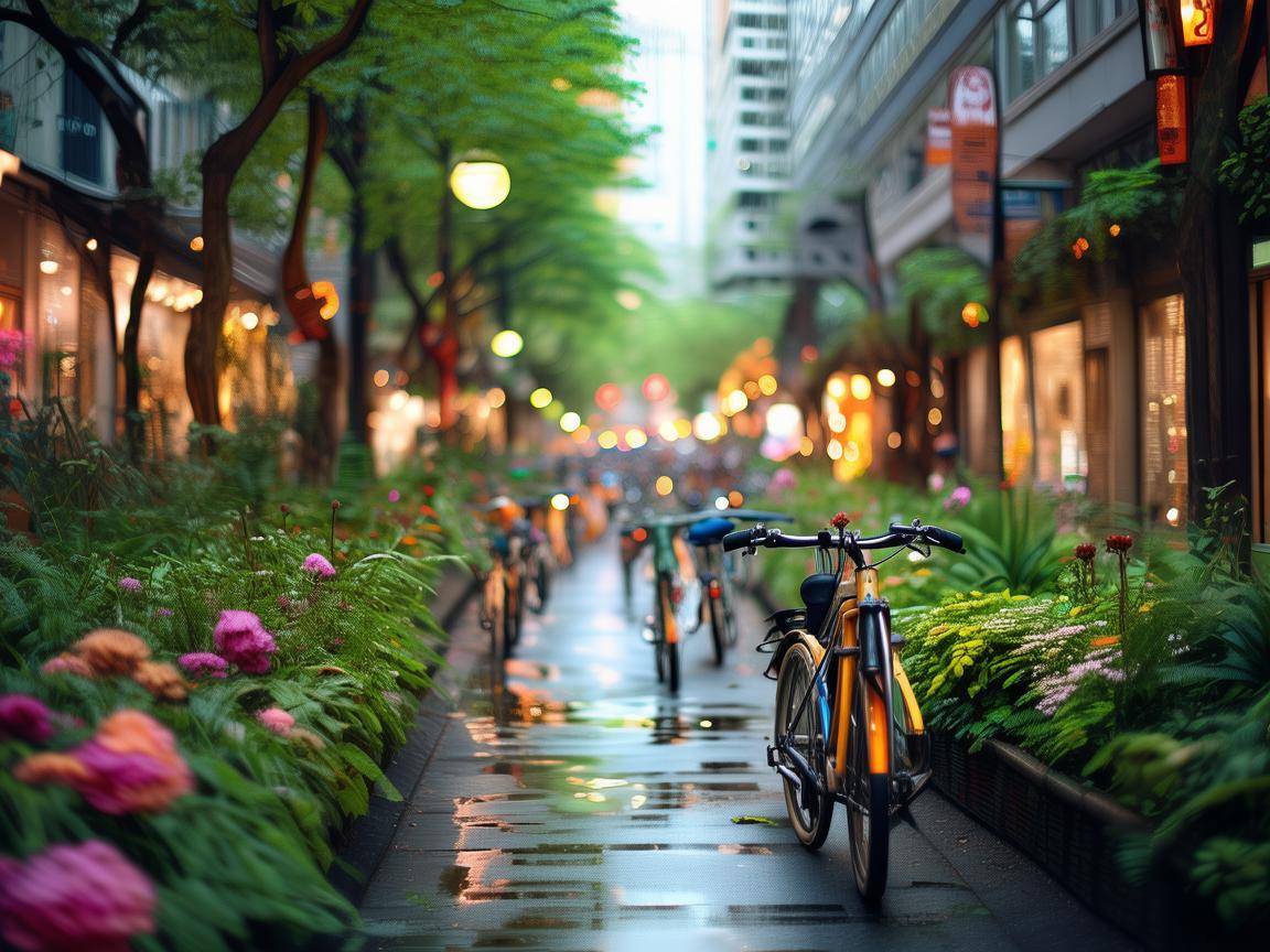 自行车道，城市乐章中的灵动旋律