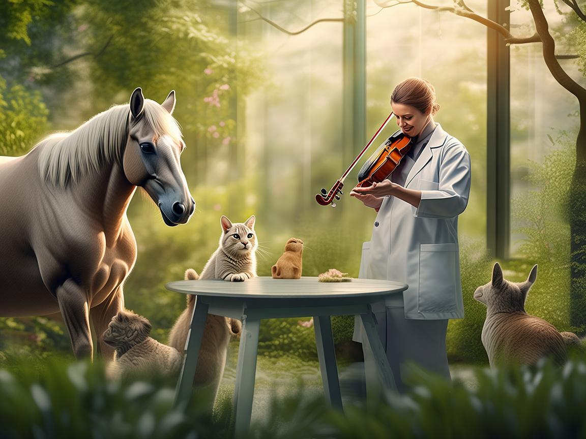 兽医学的旋律，如何通过音乐促进动物福祉？