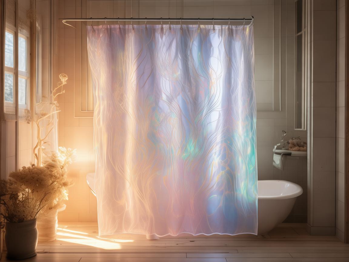 防水浴帘，浴室空间的灵动音符