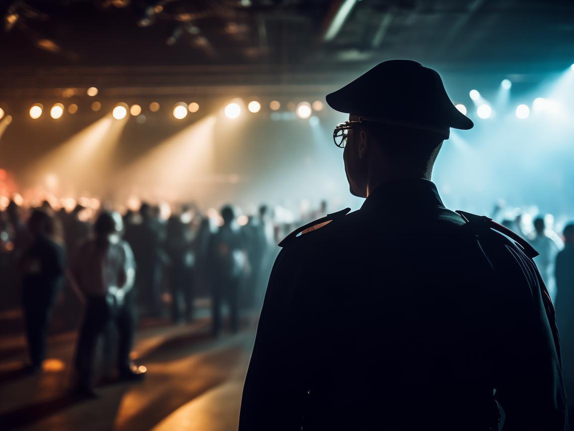 保安队长，音乐会现场的隐秘守护者