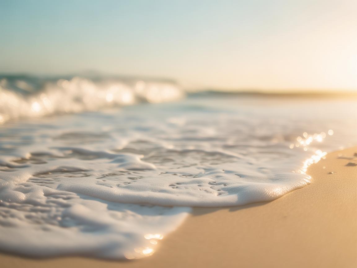 漫步海滩沙滩，奏响心灵乐章