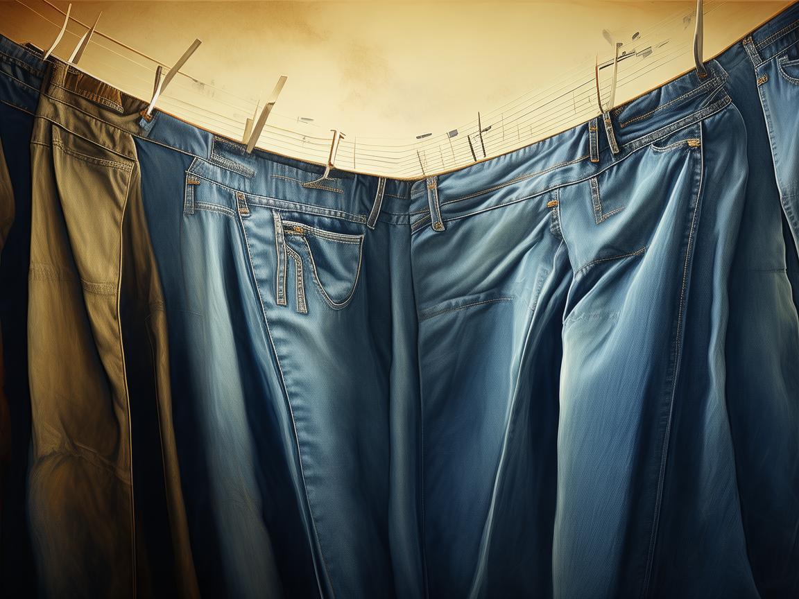 牛仔裤的乐章，如何通过面料质感激发音乐灵感？