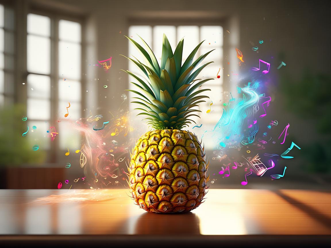 灵动音符奏响菠萝的乐章