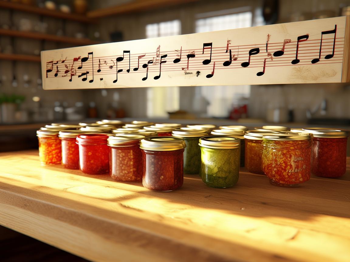 酱菜与旋律，音乐创作中的调味剂？