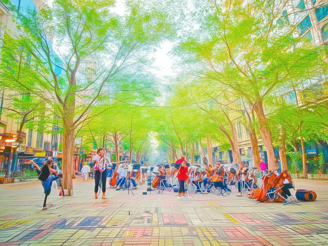 休闲广场，城市乐章中的灵动音符