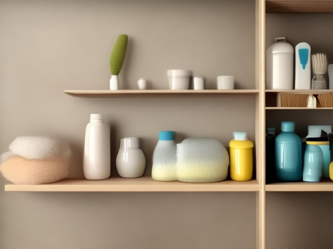 桌面清洁用品架，收纳与秩序的和声