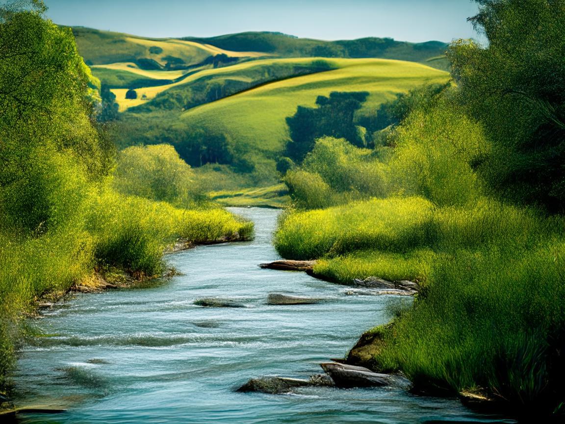 河流与河岸的交响，如何通过音乐描绘自然界的和谐共生？