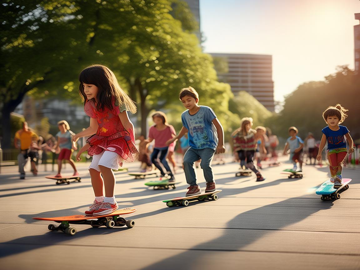 儿童滑板车，音乐与运动的奇妙融合