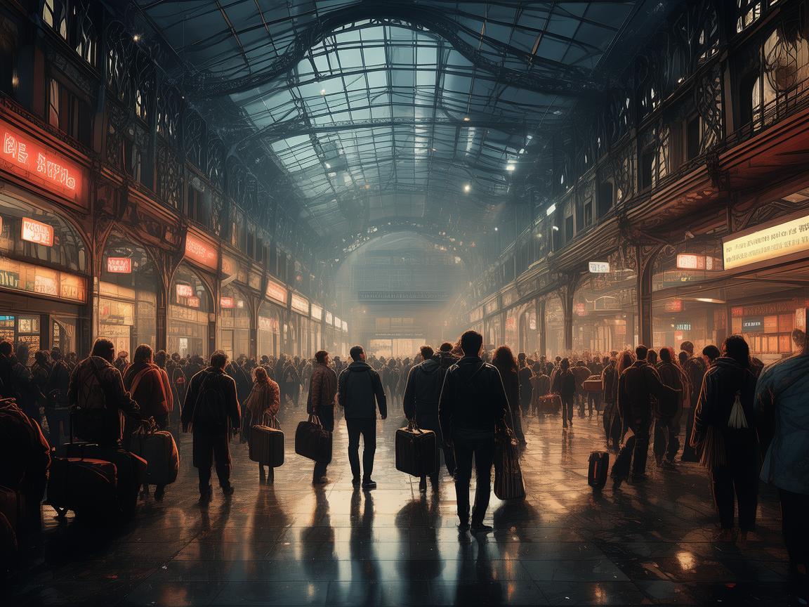 长途汽车站，交织梦想与离别的乐章