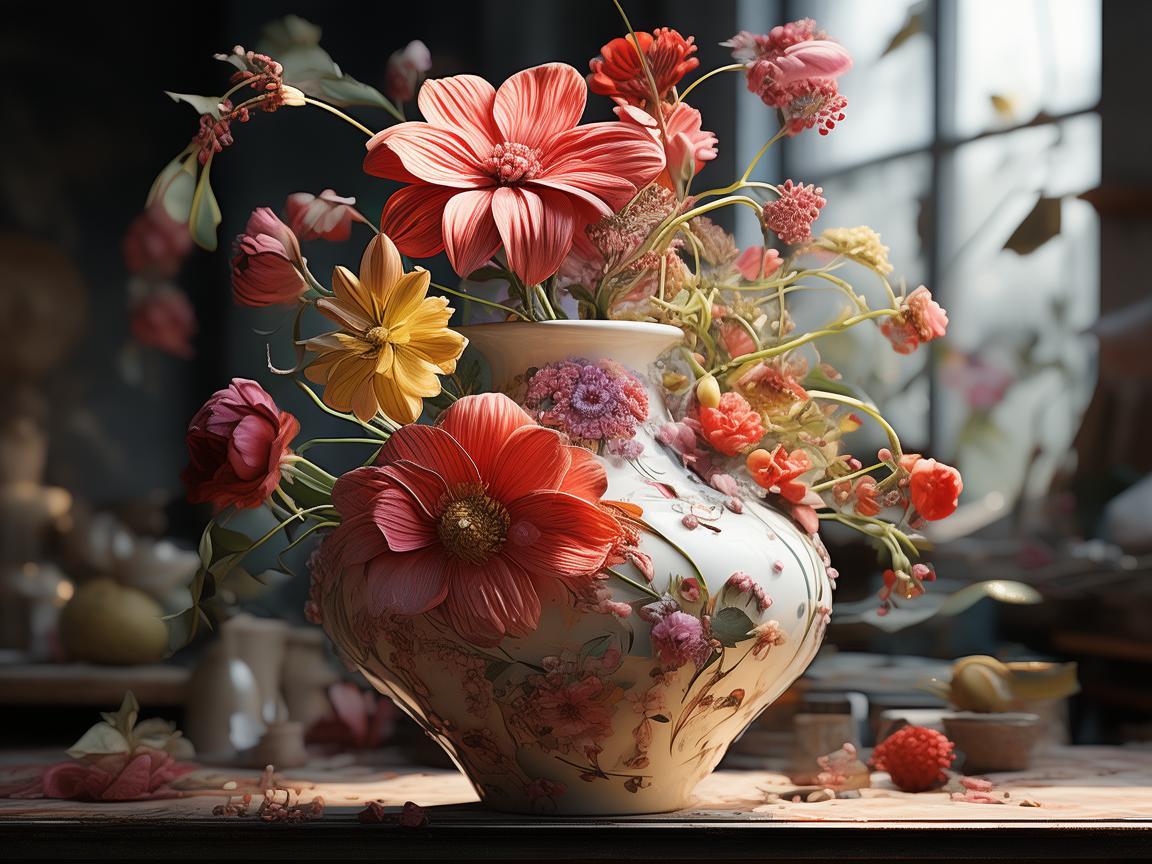 以乐为笔，绘花瓶之姿