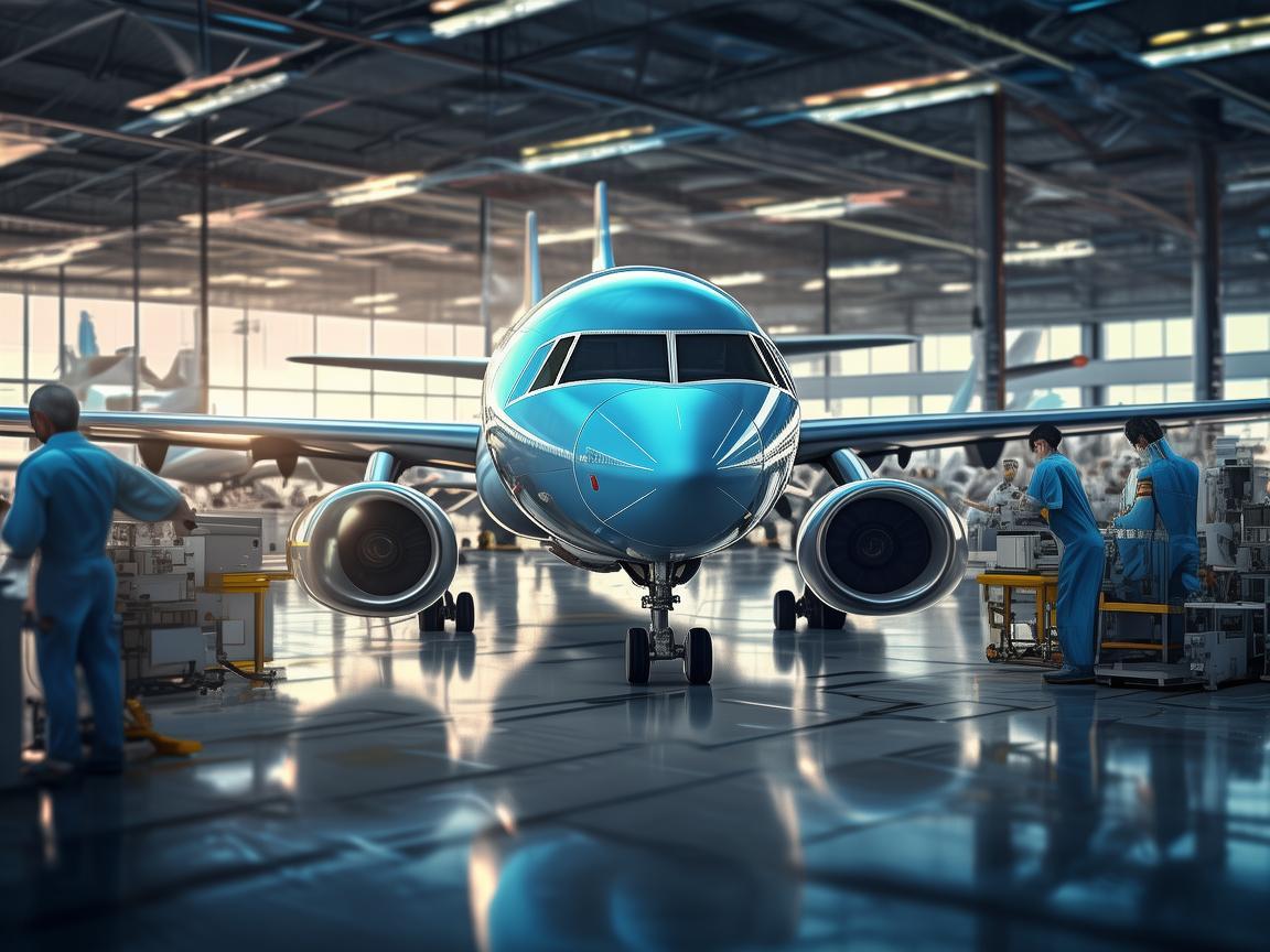 飞机维修区，奏响航空保障的乐章