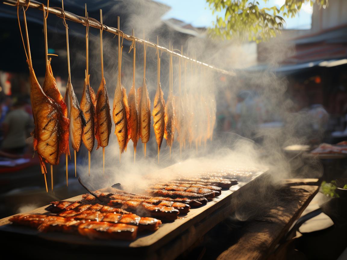 奏响烤鱼串的独特乐章
