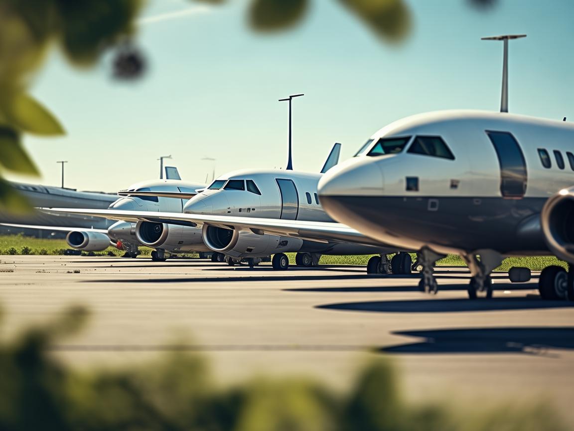 飞机停放区的旋律回响