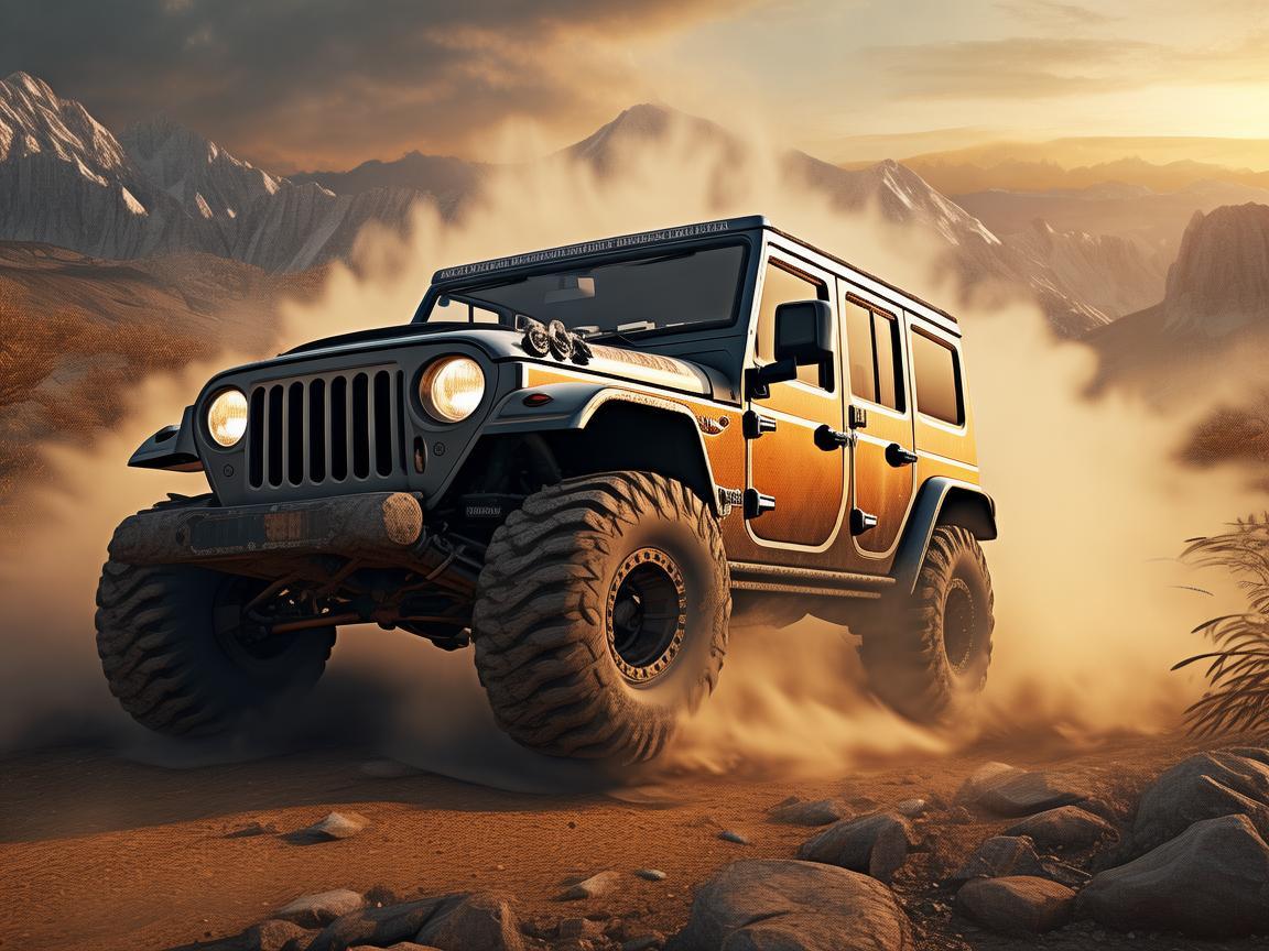 吉普车的激昂旋律，越野征程的音乐回响