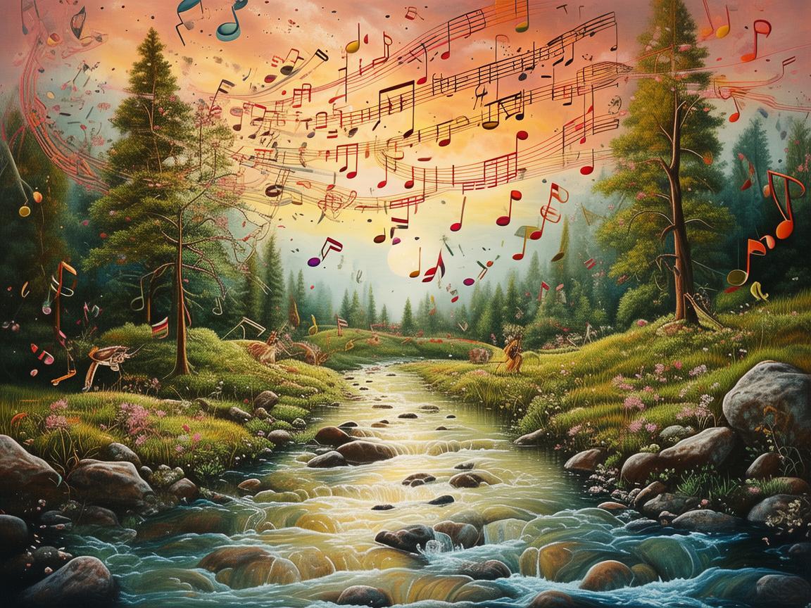 生态学视角下的音乐创作，如何通过旋律与自然和谐共舞？