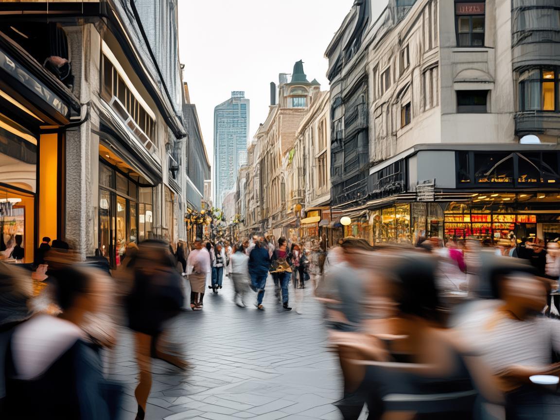 在步行街广场的旋律中，如何编织城市生活的乐章？