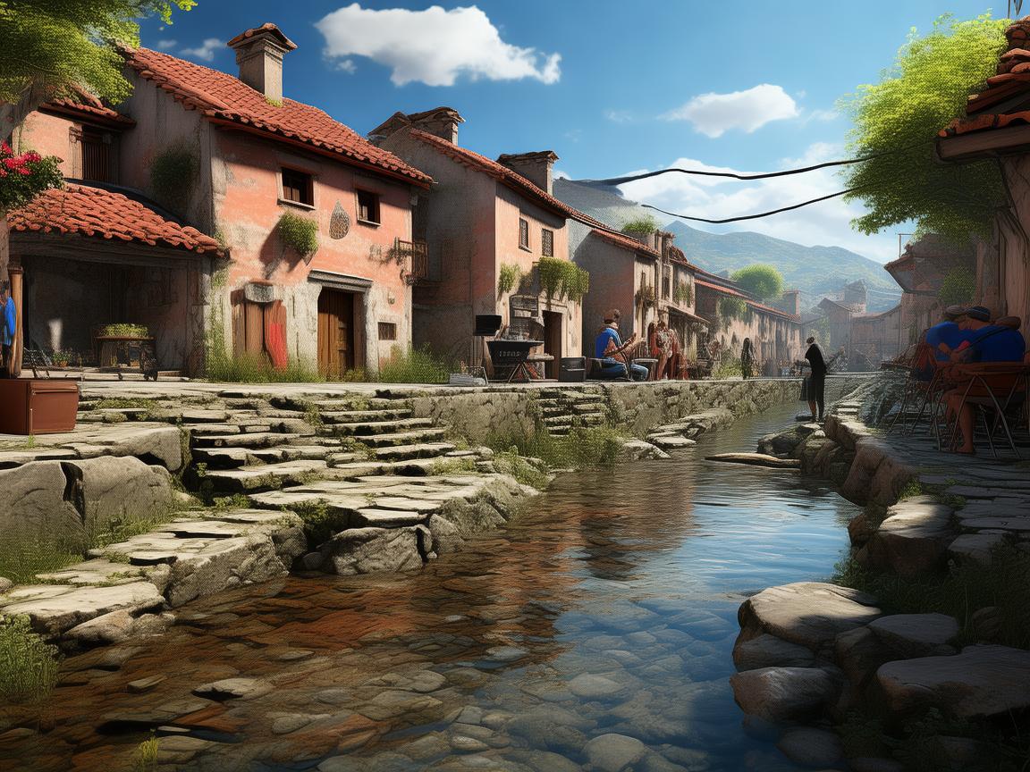 古村落的旋律，如何在音乐中捕捉传统与现代的和谐？