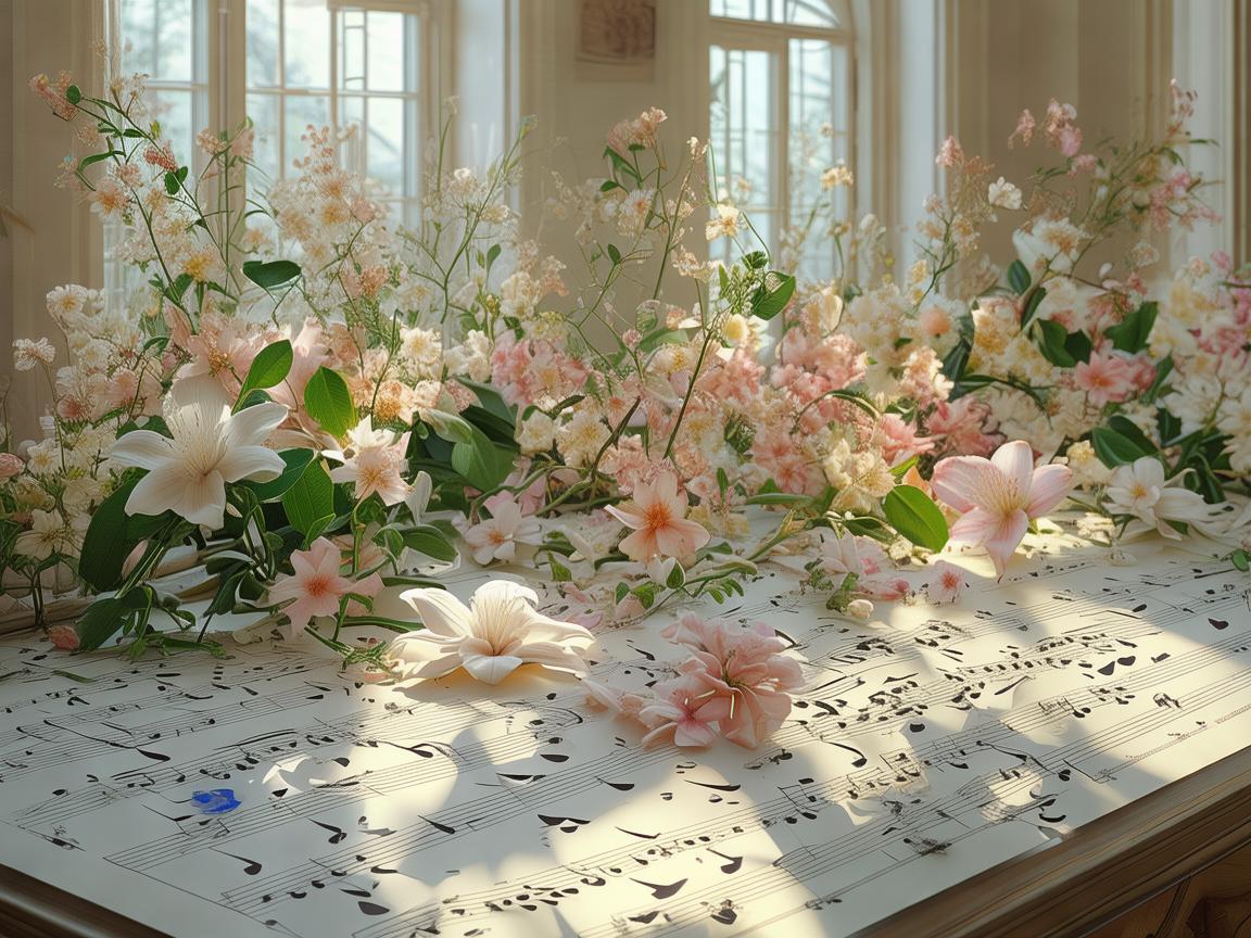 以音符谱写花艺师的绚烂乐章