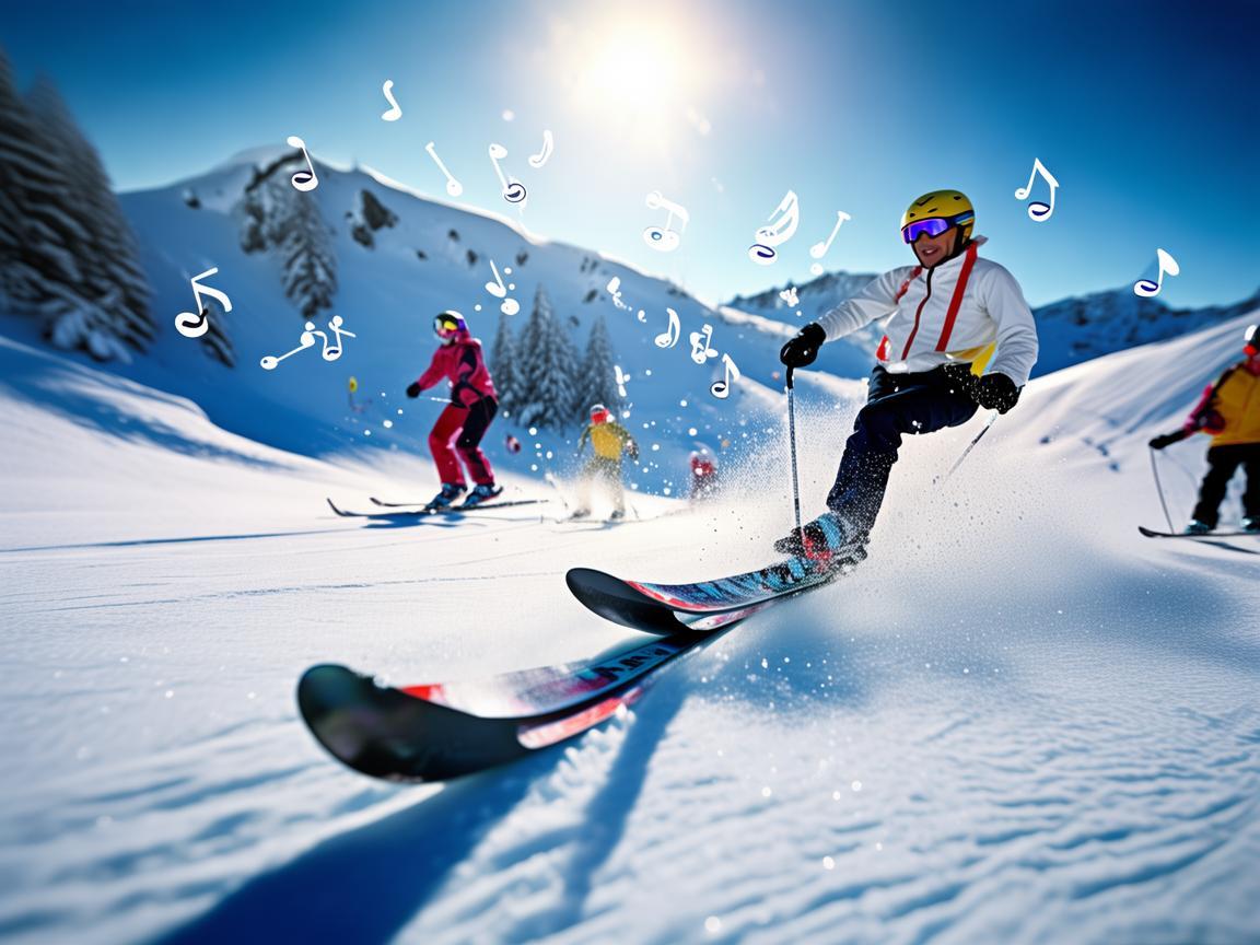 在滑雪场，如何用旋律捕捉冬日激情的瞬间？