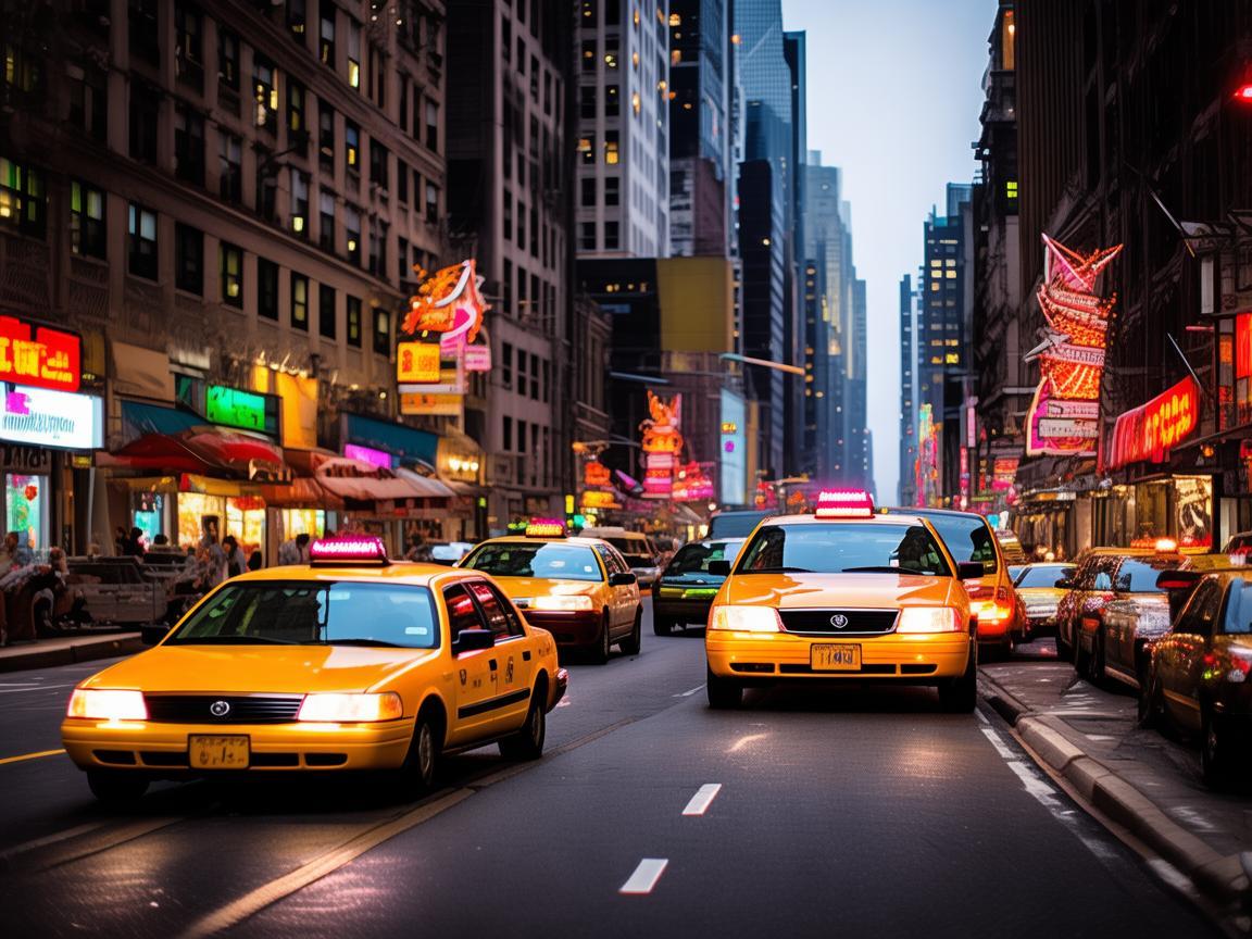 出租车之歌，城市律动的音符