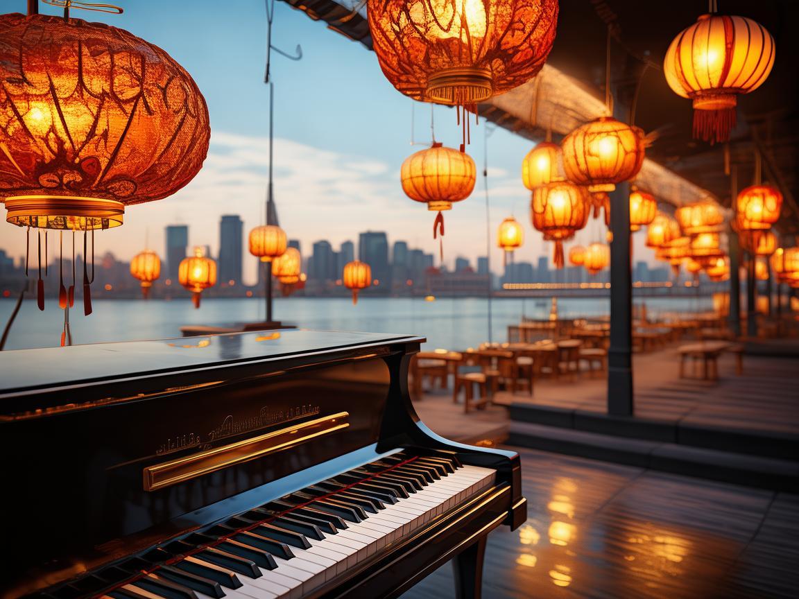 在大连的旋律中，如何融合东西方音乐元素？